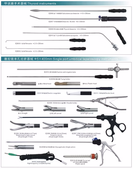 My-P003-1 Medical Laparoscopic Sterilization Container Forceps Surgical Surgery Laparoscopy Operating Instruments