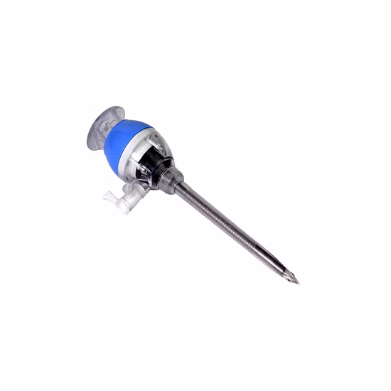 Trocar laparoscopico ottico medico monouso da 3 mm